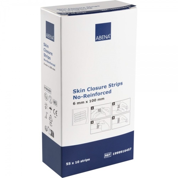Abena - Stripuri suturi chirurgicale - 6 mm x 100 mm - 550 buc