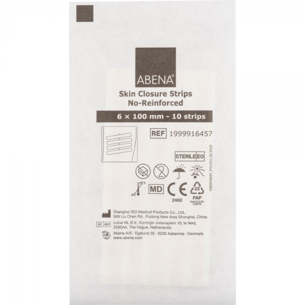 Abena - Stripuri suturi chirurgicale - 6 mm x 100 mm - 550 buc