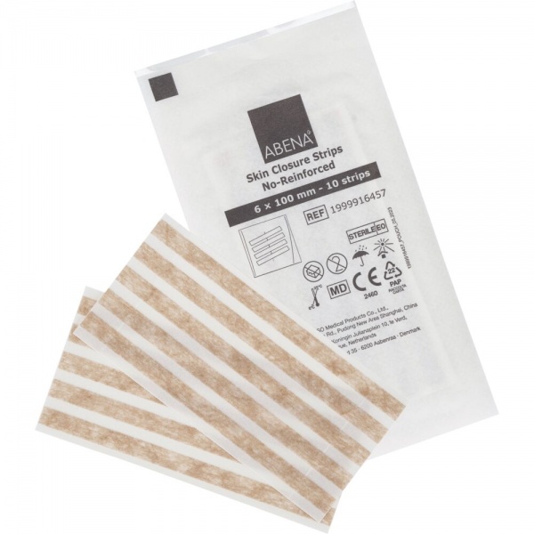 Abena - Stripuri suturi chirurgicale - 6 mm x 100 mm - 550 buc