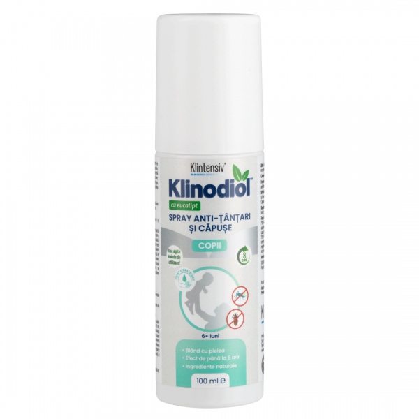 Klinodiol - Spray anti tantari si capuse – Copii + 6 luni - 100 ml