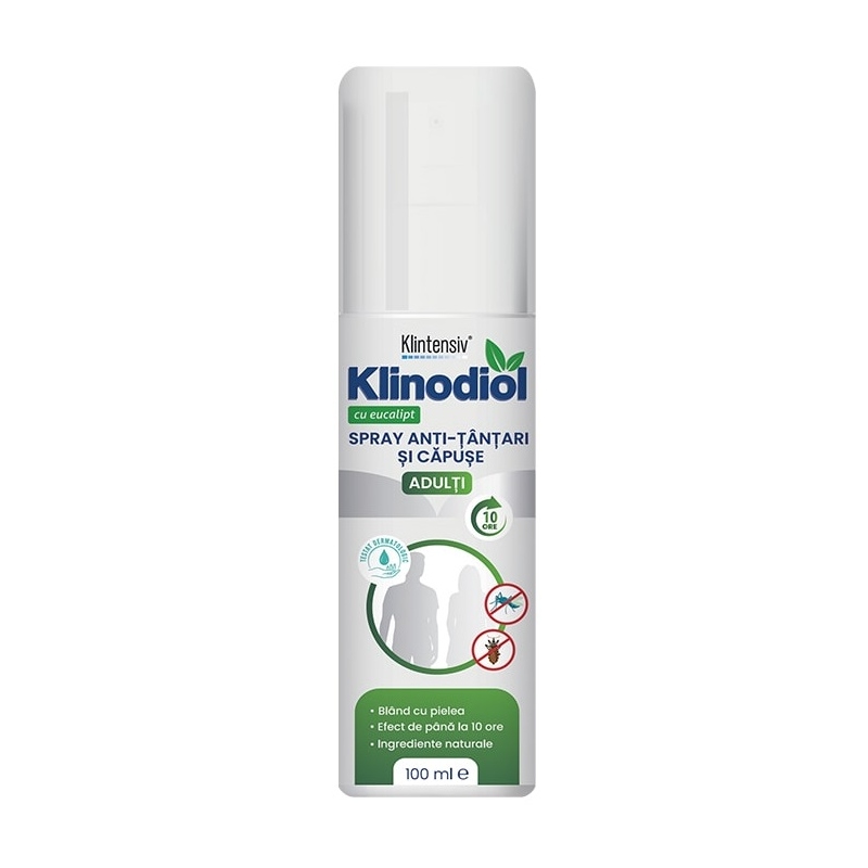 Klinodiol - Spray anti tantari si capuse – Adulti - 100 ml