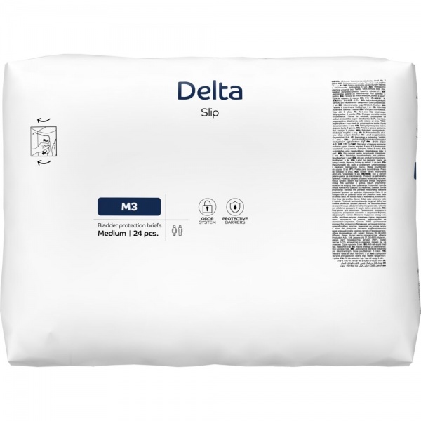 Delta Slip M3 2800 ml - Scutece incontinenta adulti - 24 buc