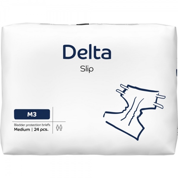 Delta Slip M3 2800 ml - Scutece incontinenta adulti - 24 buc