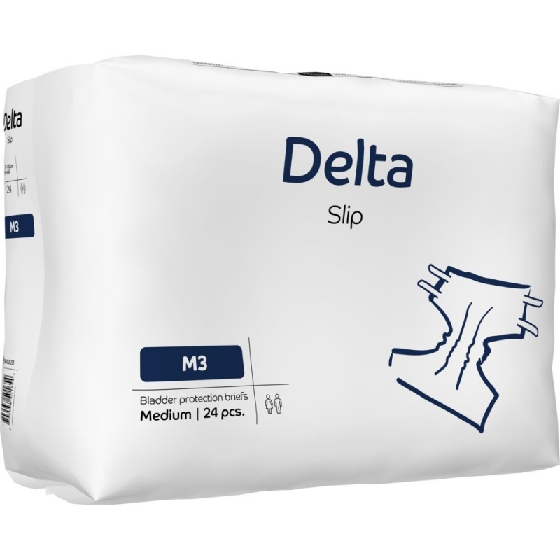 Delta Slip M3 2800 ml - Scutece incontinenta adulti - 24 buc
