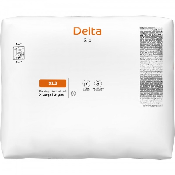 Delta Slip XL2 3200 ml - Scutece incontinenta adulti - 21 buc
