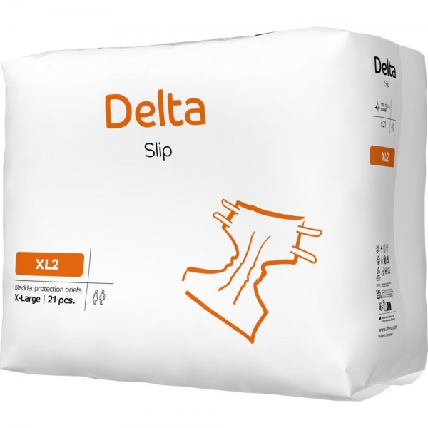 Delta Slip XL2 3200 ml - Scutece incontinenta adulti - 21 buc