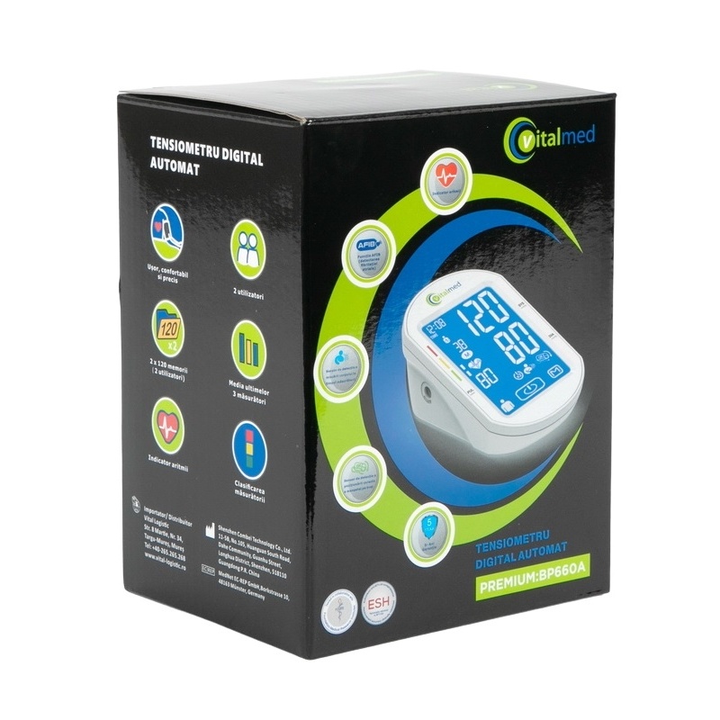 Tensiometru digital de brat VitalMed...