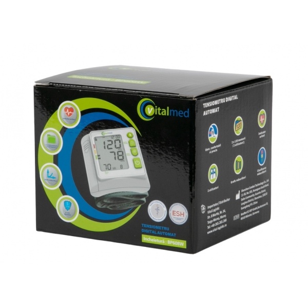 Tensiometru digital de Incheietura VitalMed - BP608W