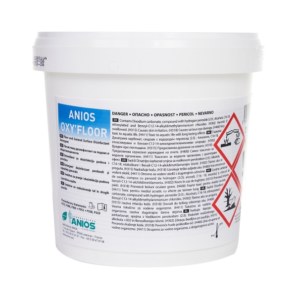 Anios Oxy Floor - Dezinfectant pulbere pentru suprafete - 1 kg