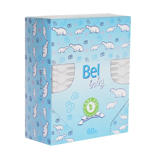 Betisoare de urechi pentru copii Bel Baby - 60 bucati