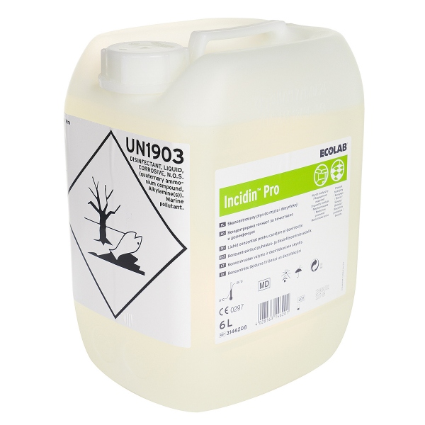 Incidin Pro - Dezinfectant concentrat suprafete - 6 litri