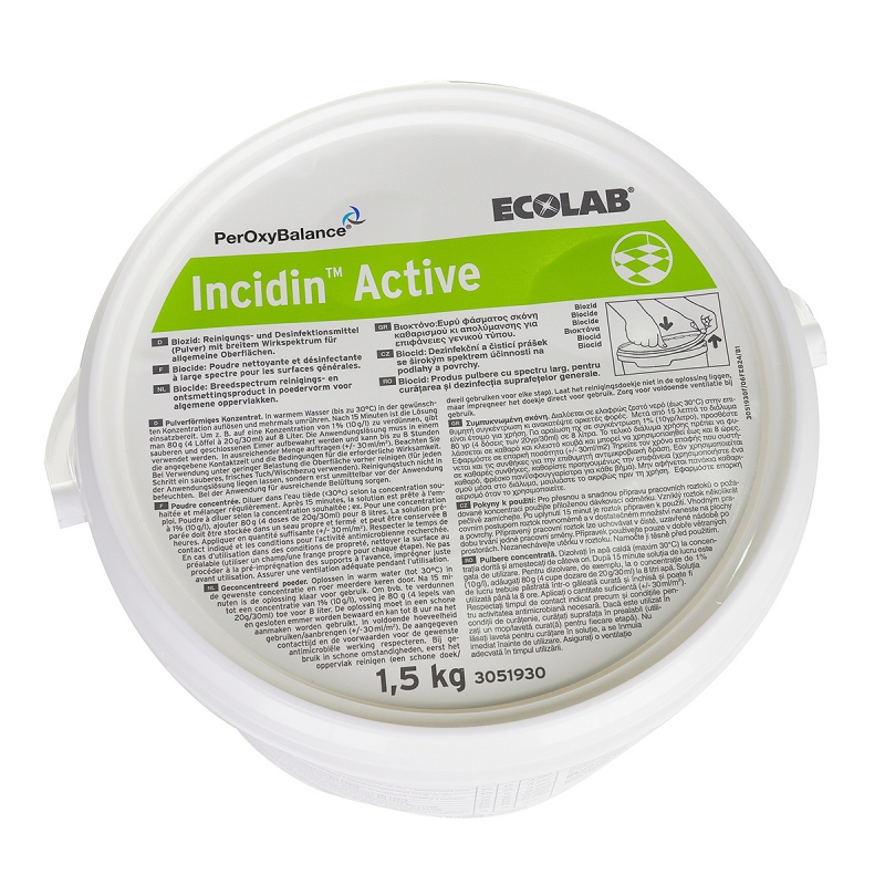 Incidin Active - Dezinfectant pulbere - 1.5 kg