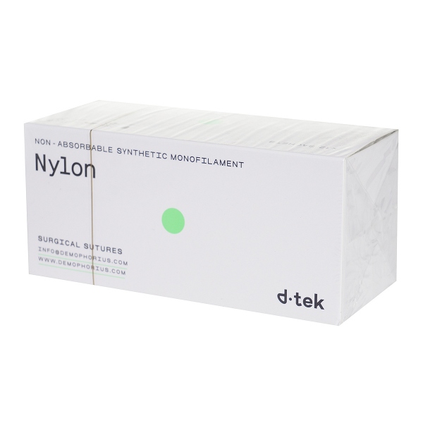 Fir sutura D-tek, Nylon cu ac - 12 buc
