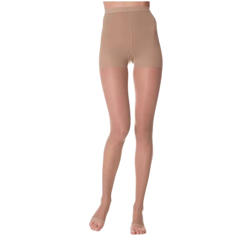 Ciorapi Compresivi tip Dres cu Varf Deschis - 70 DEN - Scudotex 822