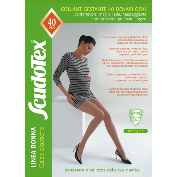 Ciorapi Compresivi tip Dres pentru Gravide - 40 DEN - Scudotex 466
