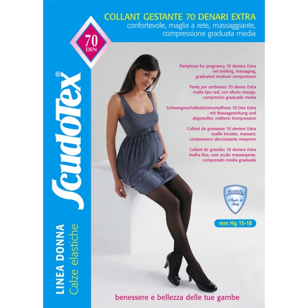 Ciorapi Compresivi tip Dres pentru Gravide - 70 DEN - Scudotex 476