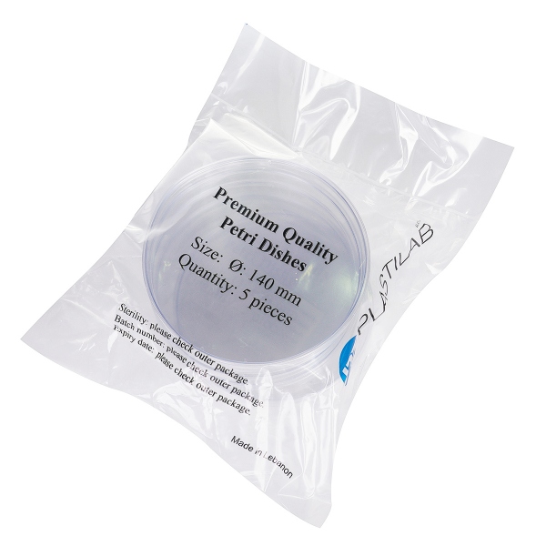 Cutii PETRI plastic sterile - 140 mm - 5 buc 2