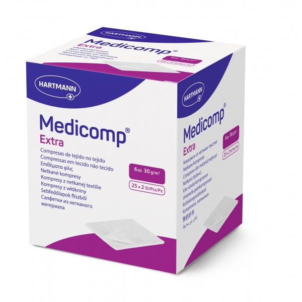 Medicomp Extra Sterile - Comprese netesut 10 x 10 cm - 25 buc