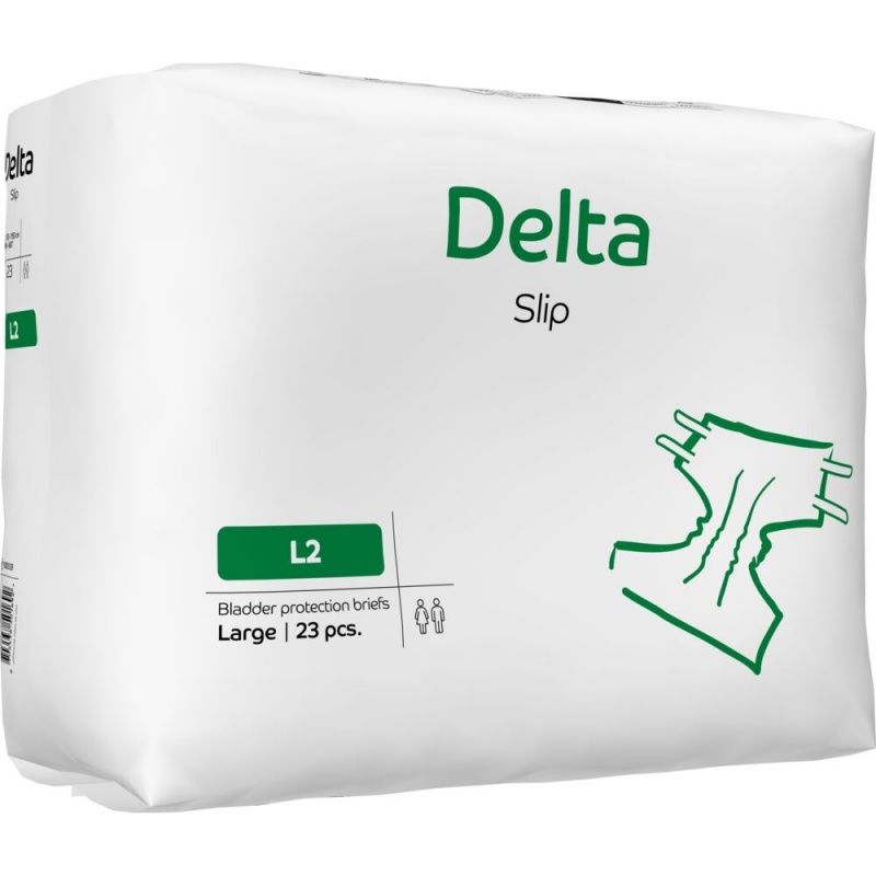 Delta Slip L2 2700 ml - Scutece incontinenta adulti - 23 buc