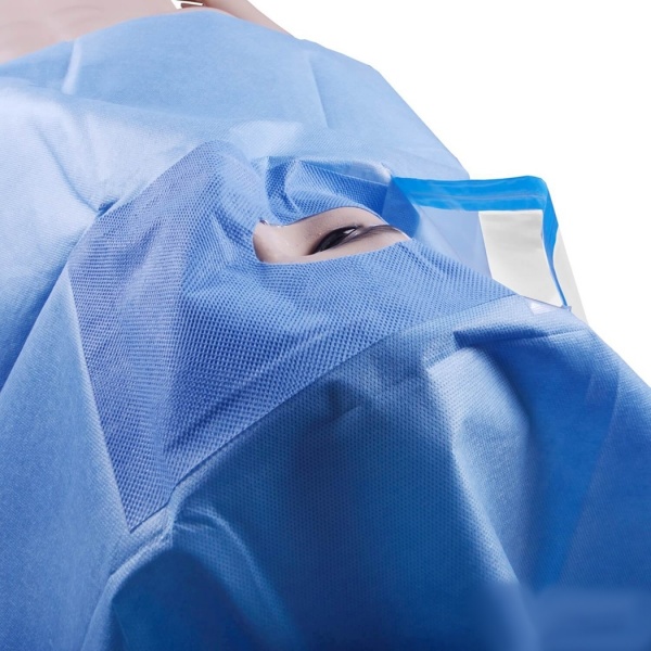 Camp interventii Oftalmologice cu orificiu si punga - 120 x 150 cm