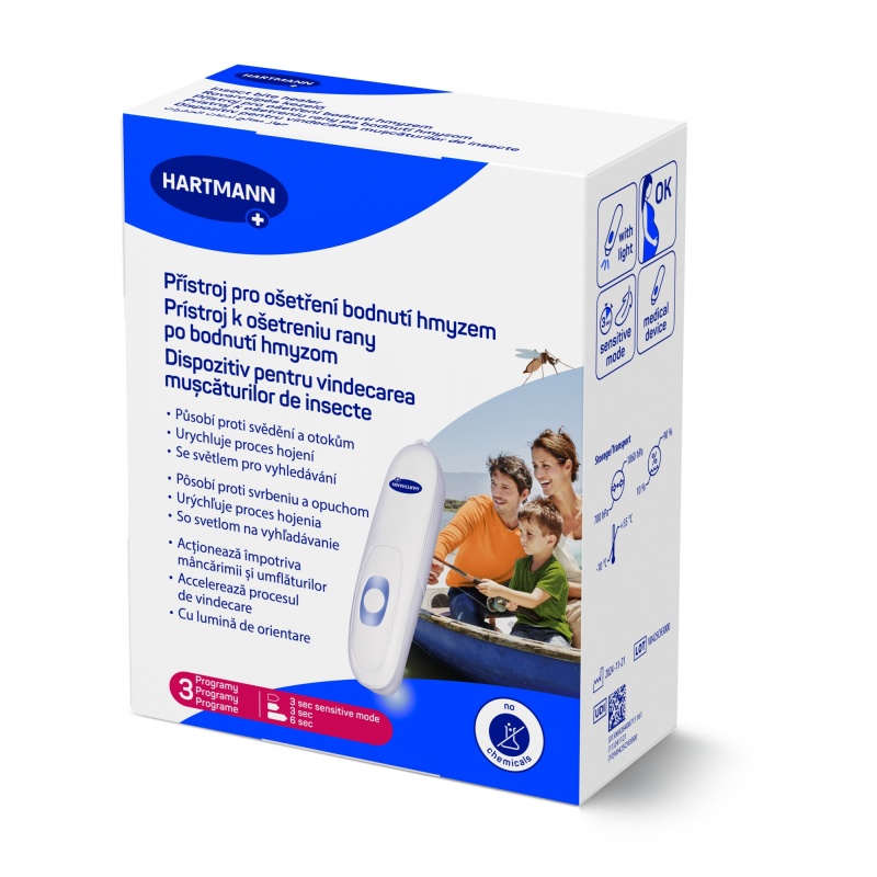 Dispozitiv Hartmann pentru tratarea muscaturilor de insecte
