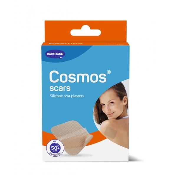 Cosmos Scars - Plasturi siliconici pentru cicatrici - 4 x 30 cm - 5 buc