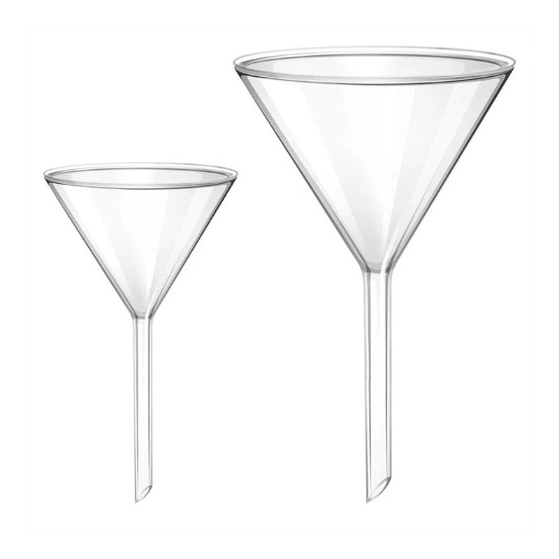 Palnie laborator din sticla Borosilicata cu tija scurta - Ø 60 mm
