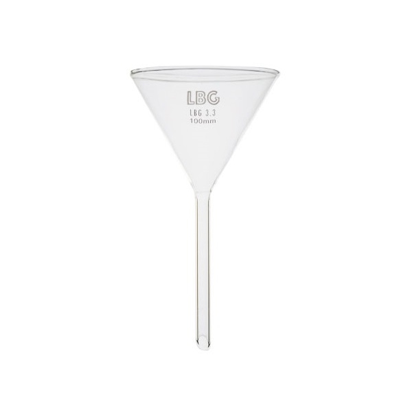 Palnie laborator din sticla Borosilicata cu tija scurta - Ø 90 mm