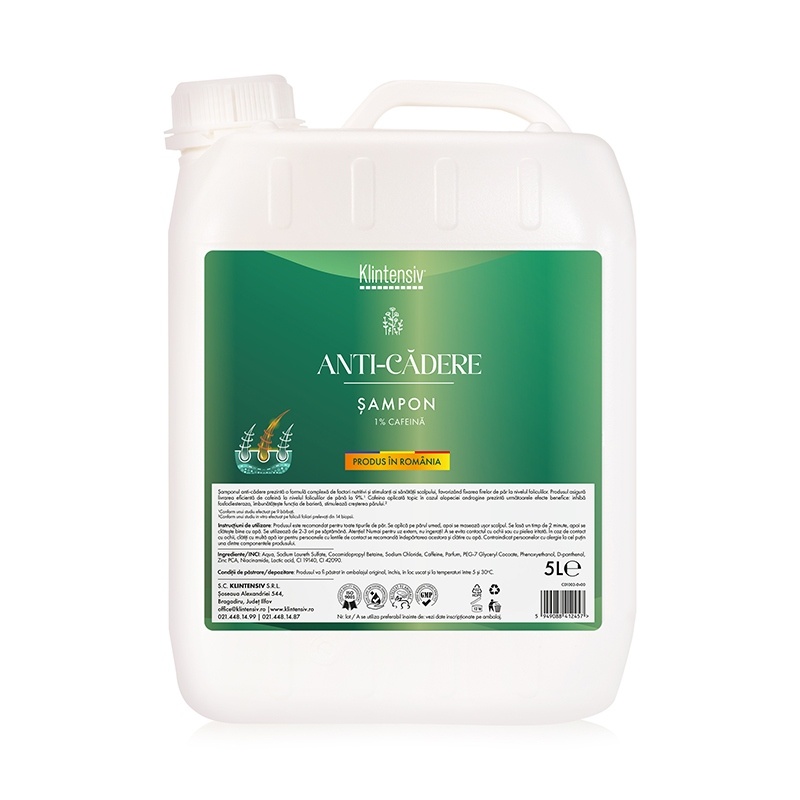 Sampon Anti Cadere cu Cafeina Klintensiv - 5 litri
