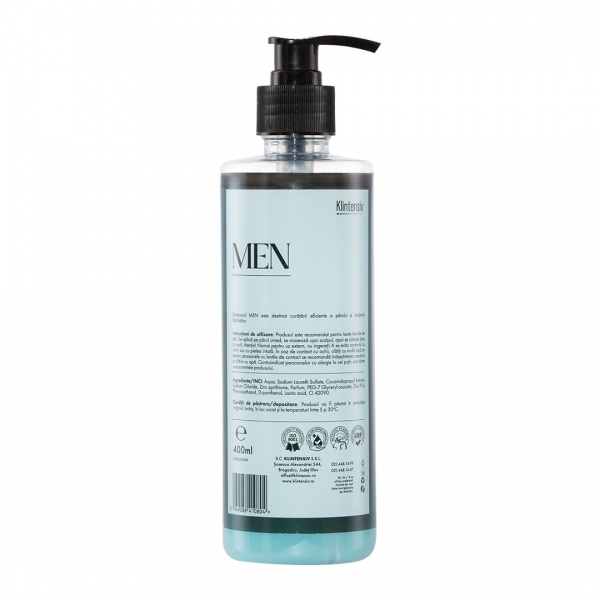 Sampon cu Zinc Pentru Barbati Klintensiv - 400 ml 2