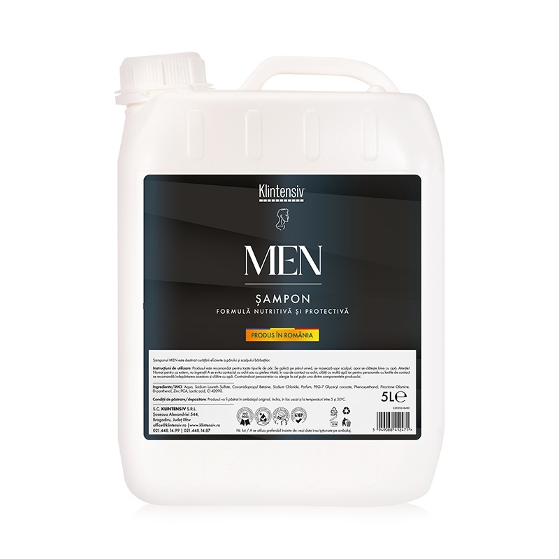 Sampon cu Zinc Pentru Barbati Klintensiv - 5 litri