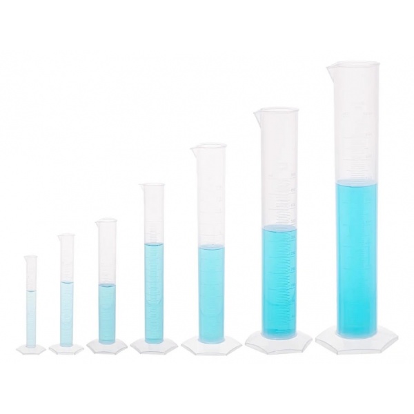 Cilindru de Masurare din Polipropilena cu baza Hexagonala - 25 ml