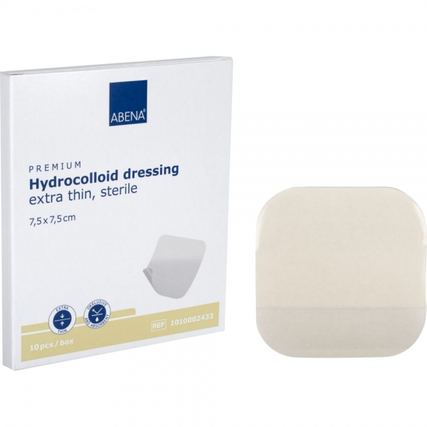 Abena - Pansament hidrocoloidal steril - 7.5 x 7.5 cm - 10 buc