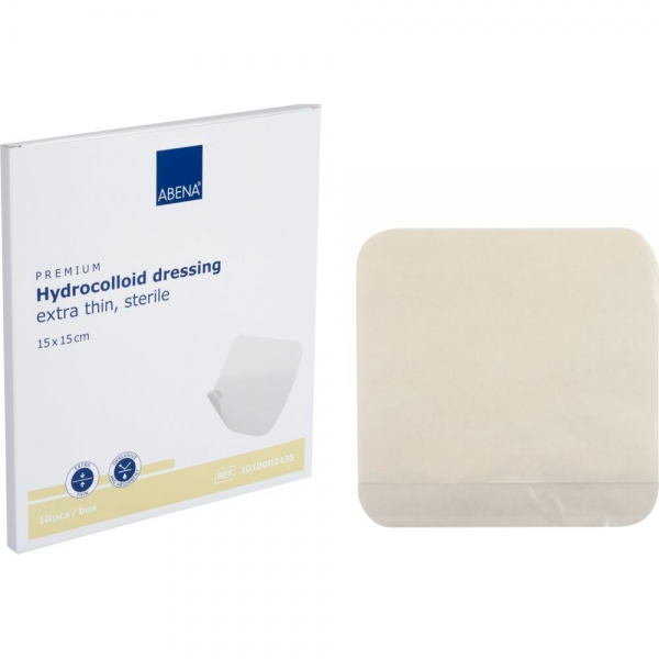 Abena - Pansament hidrocoloidal steril - 15 x 15 cm - 10 buc