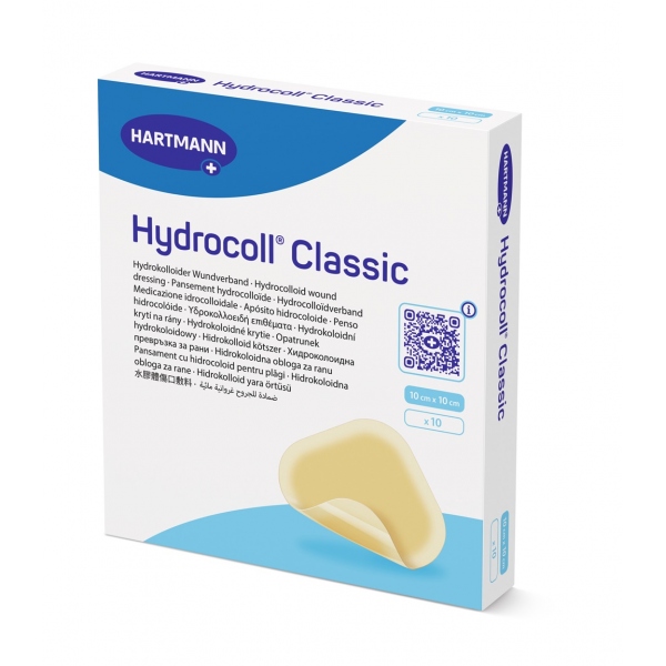 Hydrocoll Classic - Pansament cu hidrocoloid - 10 x 10 cm - 10 buc