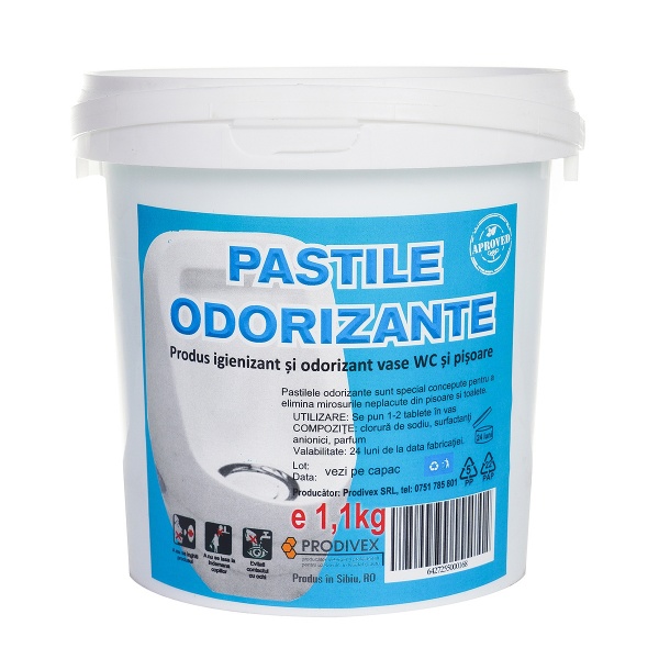 Pastile odorizante pentru pisoar - 1.1 kg