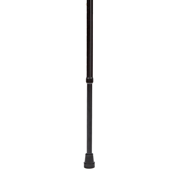 Baston aluminiu cu maner de lemn Kid-Man - 2324