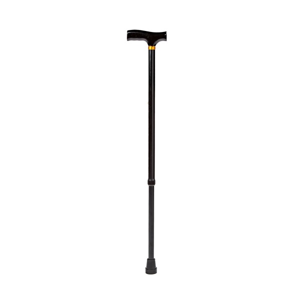 Baston aluminiu cu maner de lemn Kid-Man - 2324
