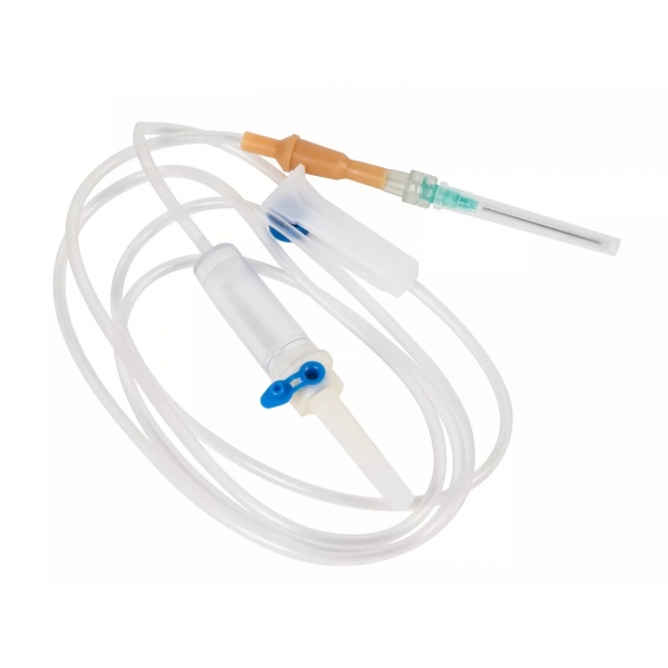 Perfuzoare cu Ac Plastic Luer Lock - 25 bucati
