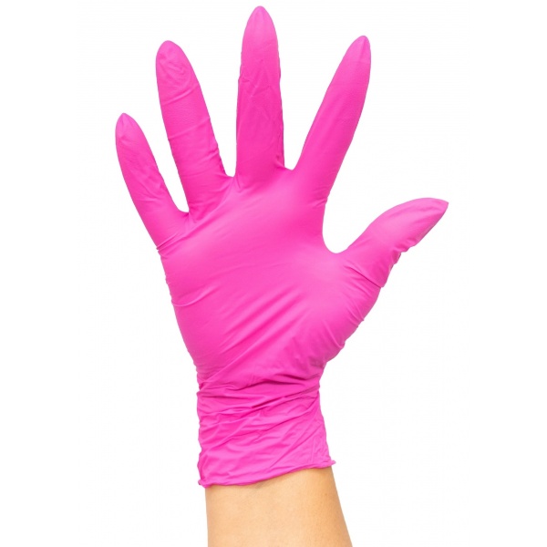 Manusi Examinare din Nitril - Nitrylex Magenta - 100 buc