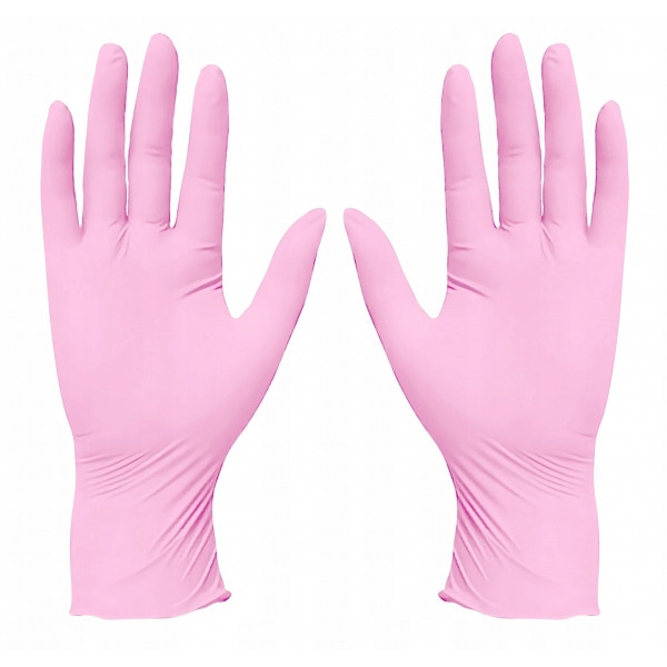 Manusi Examinare din Nitril - Nitrylex Roz - 100 buc