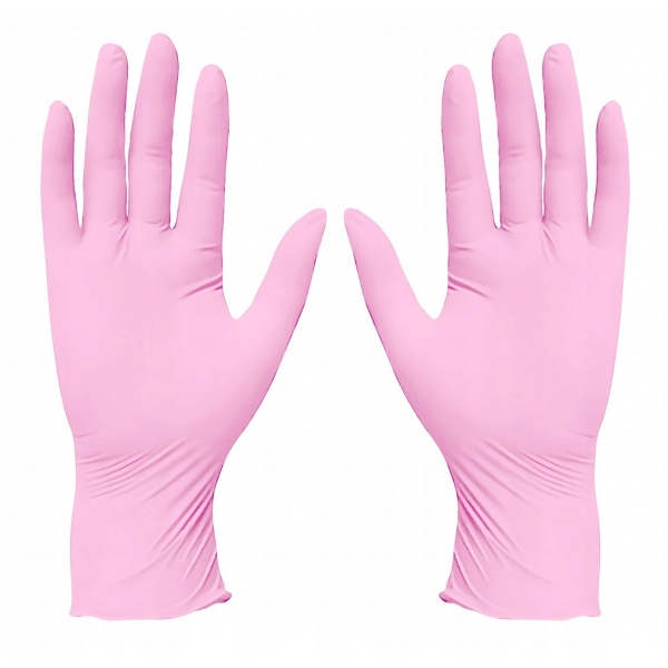 Manusi Examinare din Nitril - Nitrylex Roz - 100 buc