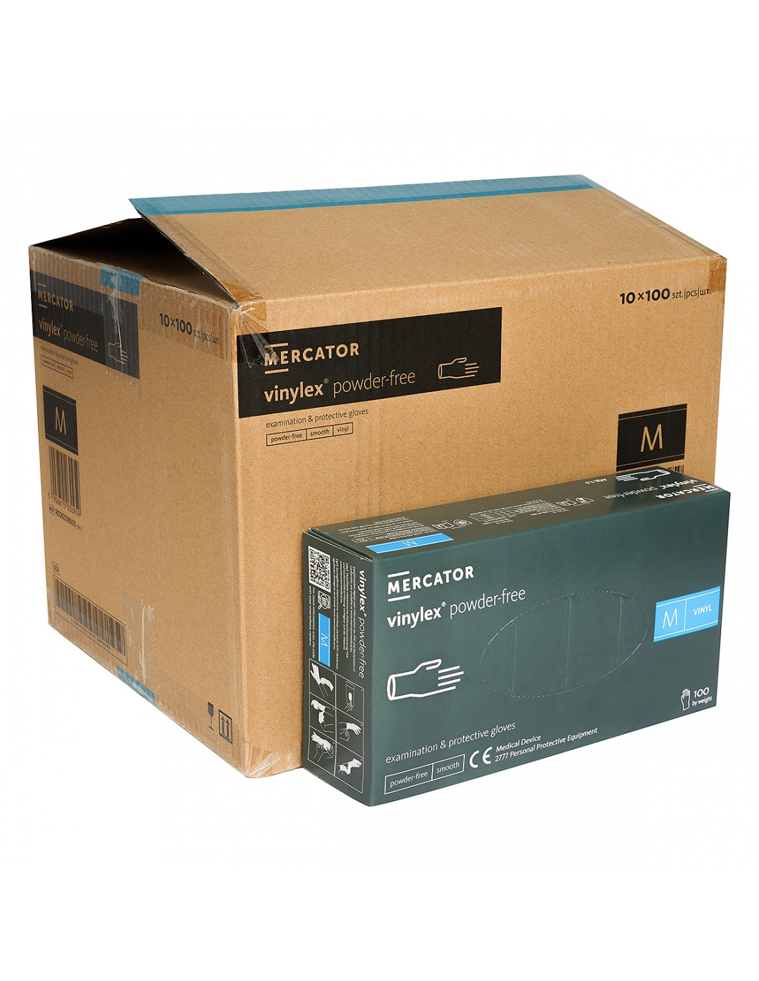 Manusi de Vinil fara Pudra - Vinylex – 100 buc Manusi de Vinil fara Pudra - Vinylex – 100 buc