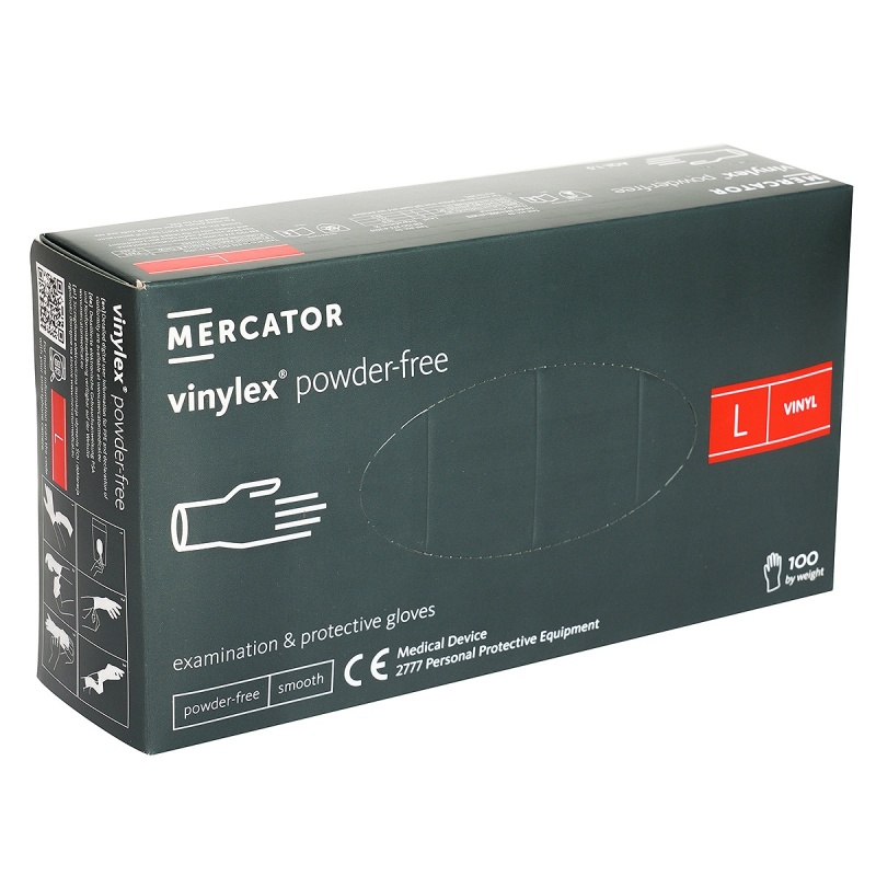 Manusi de Vinil fara Pudra - Vinylex – 100 buc