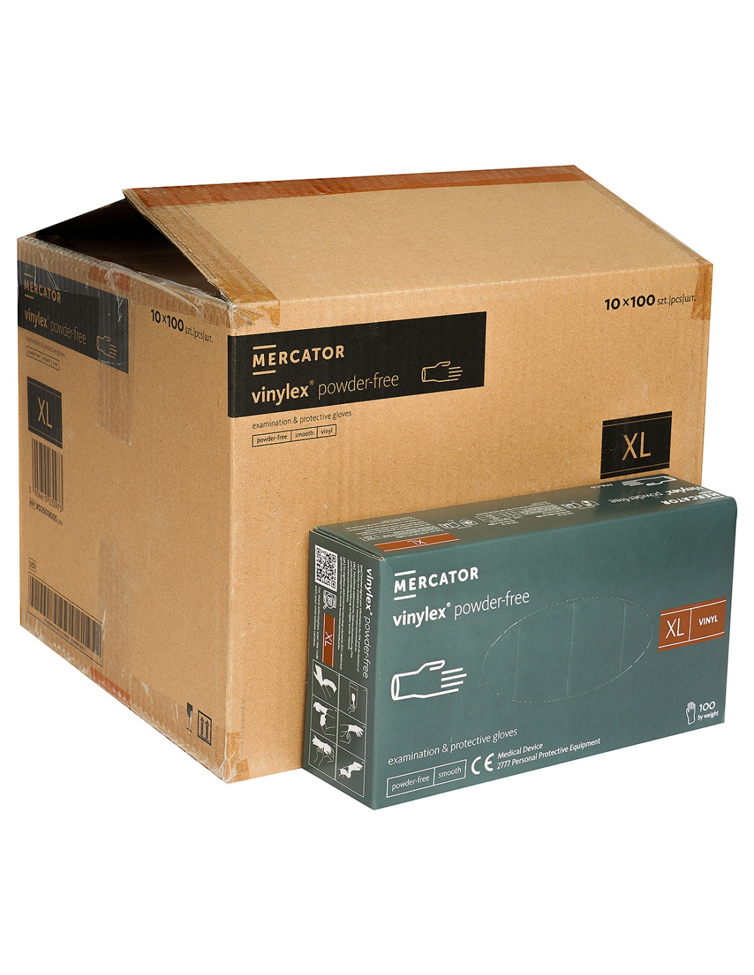 Manusi de Vinil fara Pudra - Vinylex – 100 buc Manusi de Vinil fara Pudra - Vinylex – 100 buc