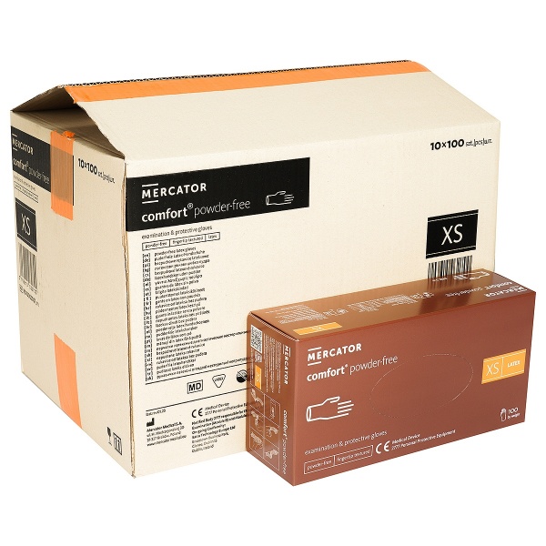 Manusi Examinare Nepudrate din Latex - Comfort - 100 buc