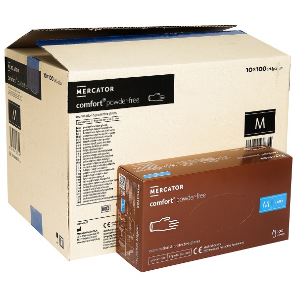 Manusi Examinare Nepudrate din Latex - Comfort - 100 buc