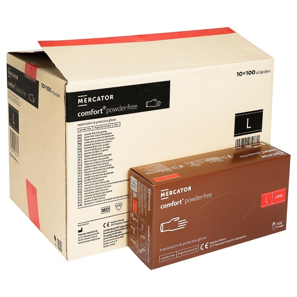 Manusi Examinare Nepudrate din Latex - Comfort - 100 buc