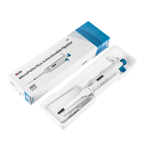 Pipeta Mecanica complet Autoclavabila MicroPette Plus – Volum Reglabil 0,5–10 μL