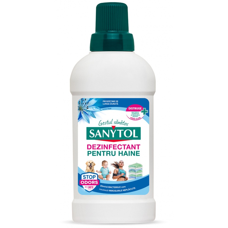 Sanytol - Dezinfectant pentru haine – Active Fresh - 500 ml